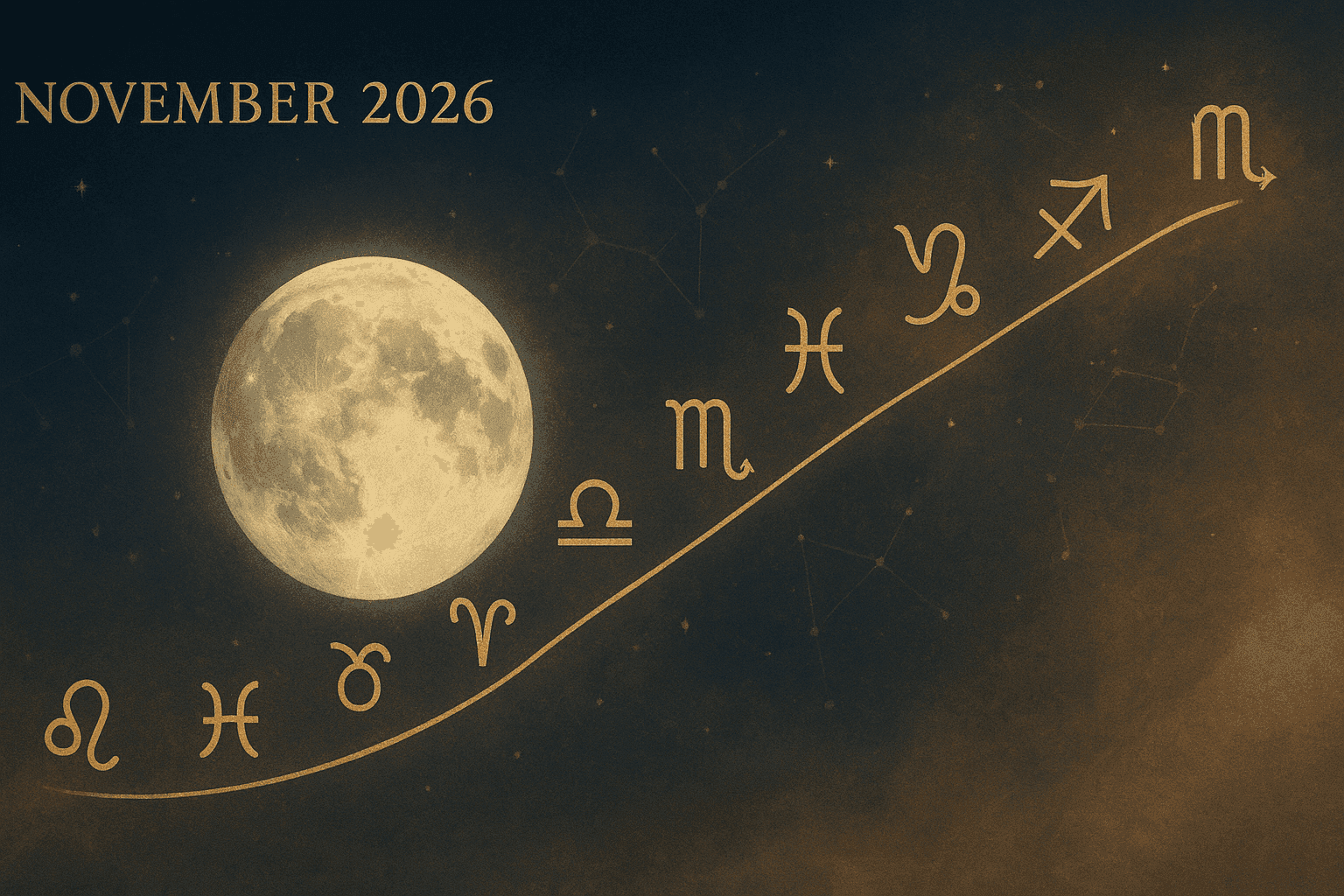 Moon ingresses November 2026 cover art