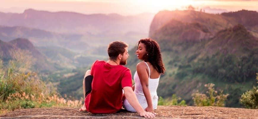 Happy couple's in outdoor