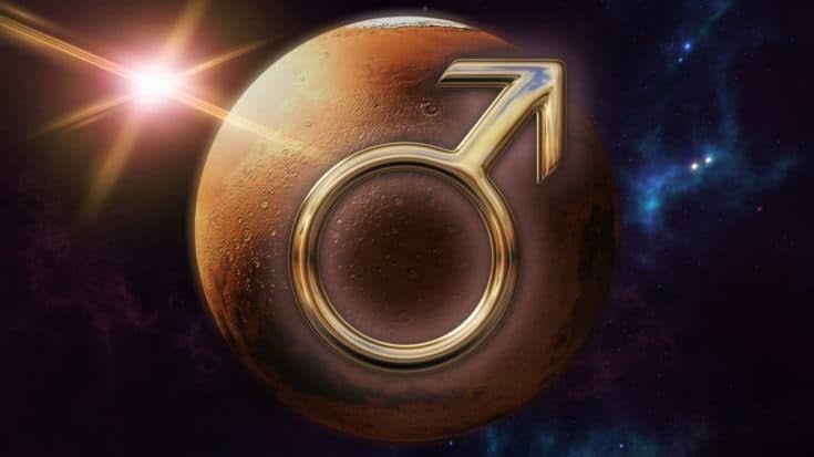 Mars zodiac horoscope symbol