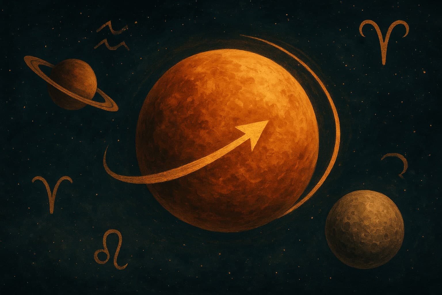 April 2025 retrogrades cover art