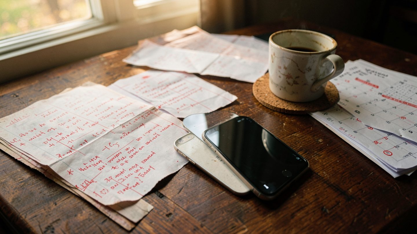 Desk with redlined documents and a calendar during a late-October deadline push