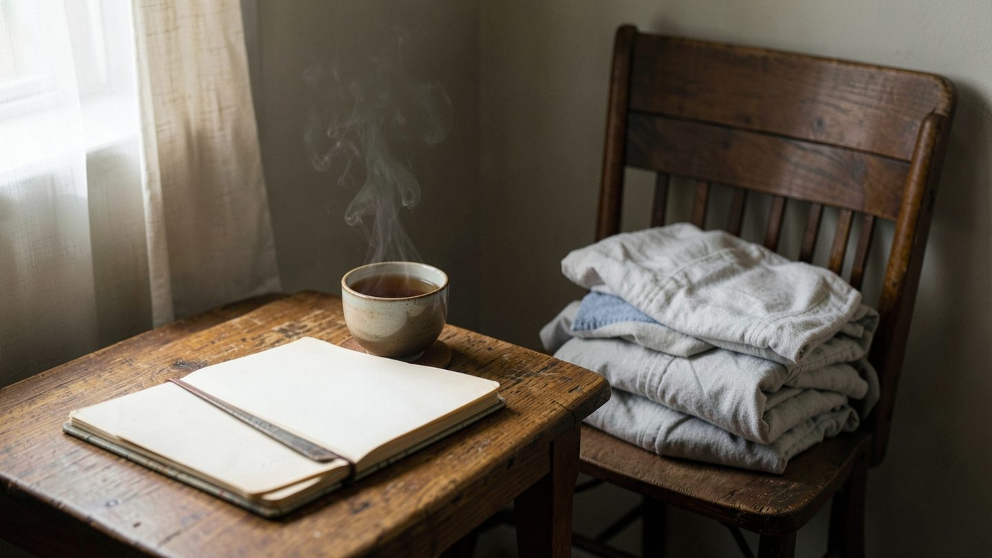 Editorial photo of a homey routine scene symbolizing Ceres sextile IC