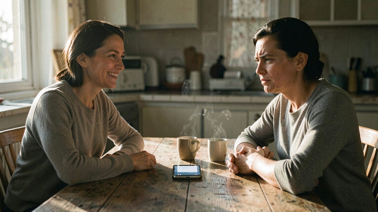 Candid editorial scene suggesting peacekeeping tension in a relationship