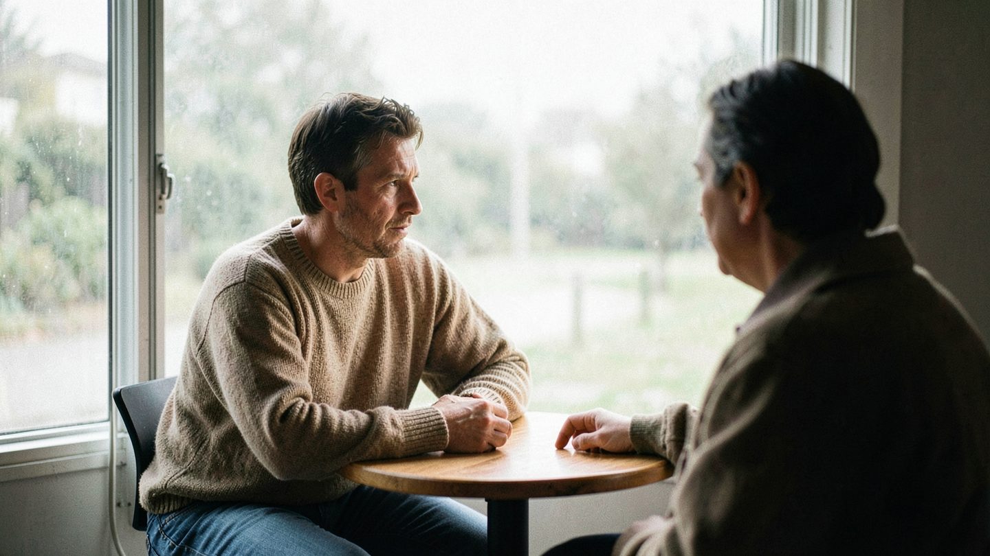 Candid editorial scene suggesting selfhood and relationship mirroring