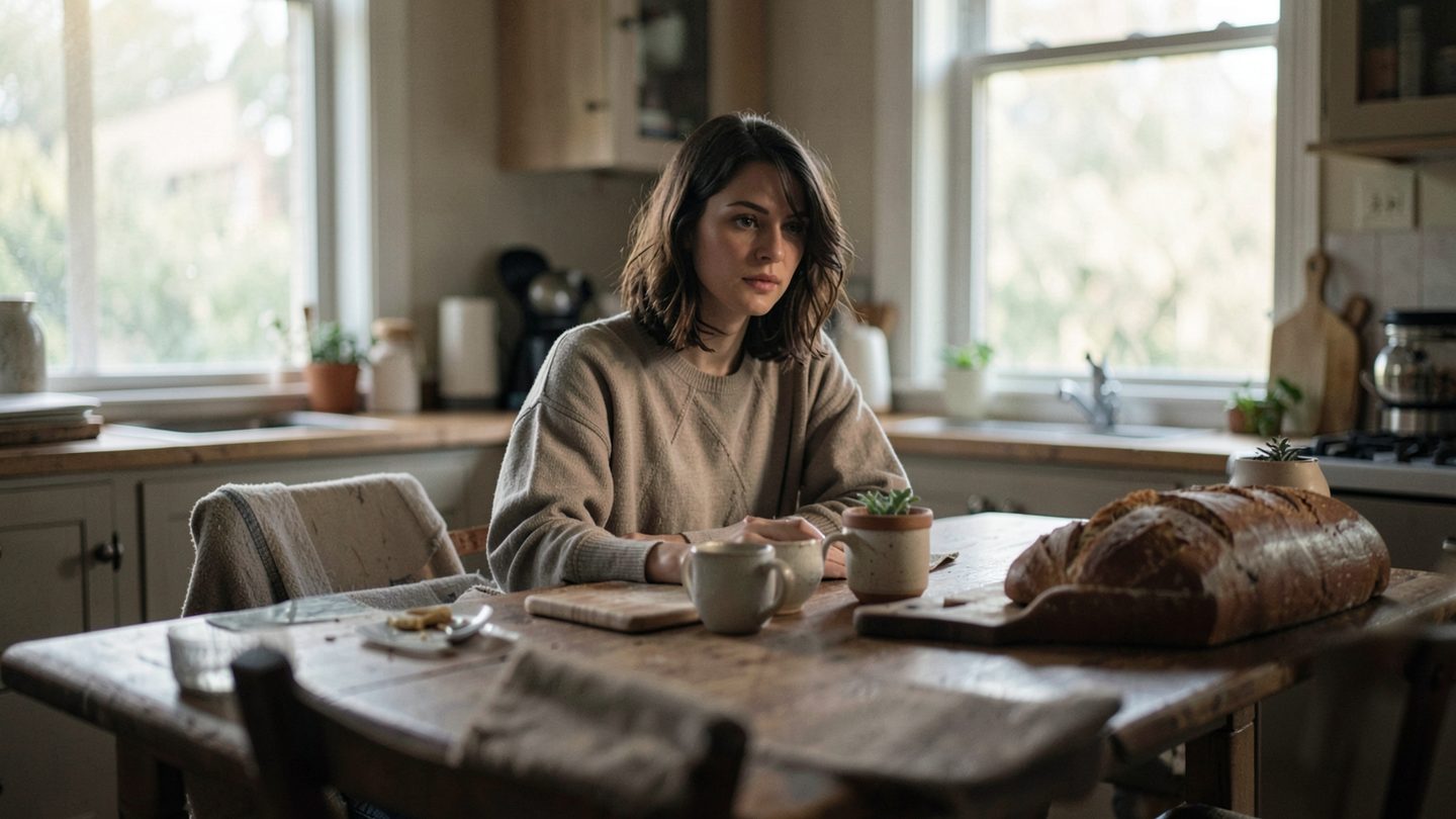 Editorial scene suggesting the connection between self-presentation and home roots