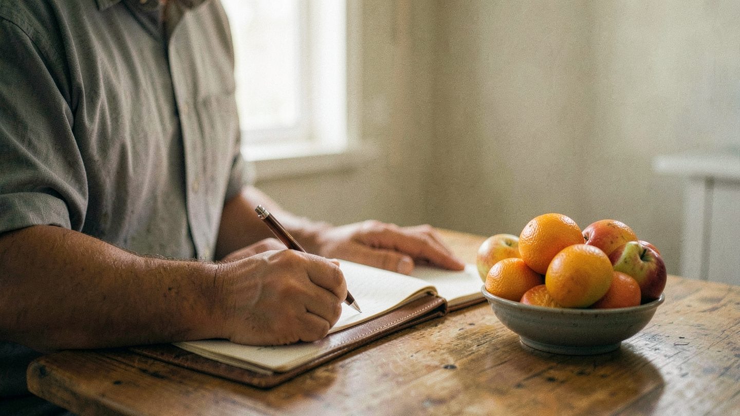 A quiet editorial scene suggesting healing and practical good fortune