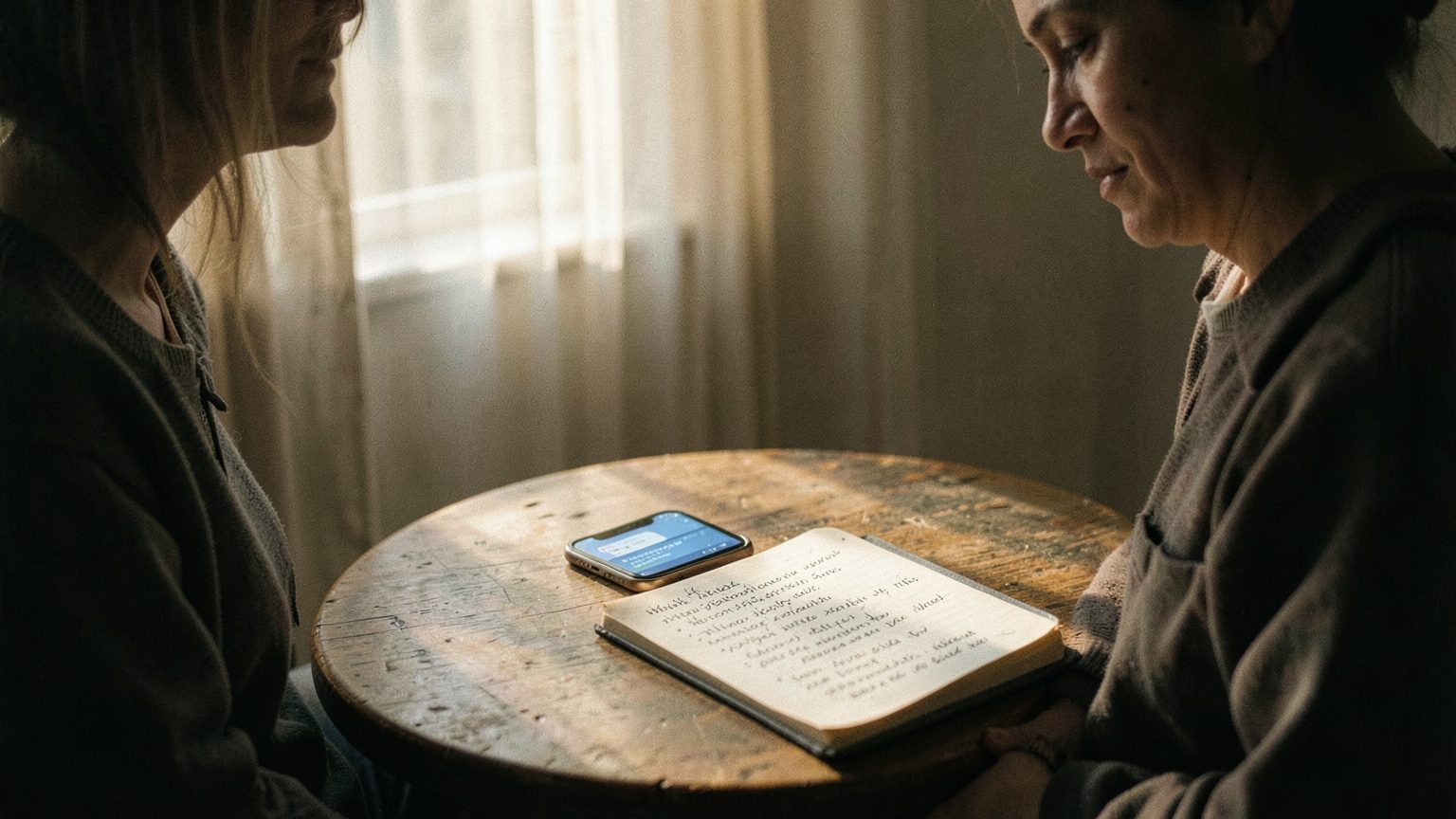 Editorial photo concept showing the tension between diplomacy and personal boundaries